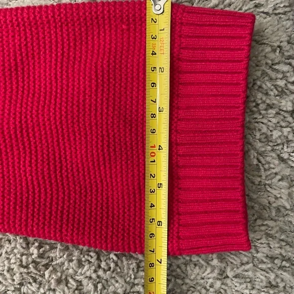 New York & Company Pink and Red Striped Sweater- Large - Picture 9 of 13